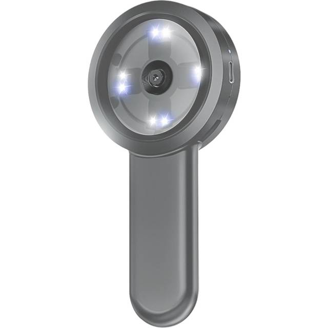 Handheld Digital Magnifying Glass Digital Microscope for Adults Kids 100X Magnification 2.0 Inch gray