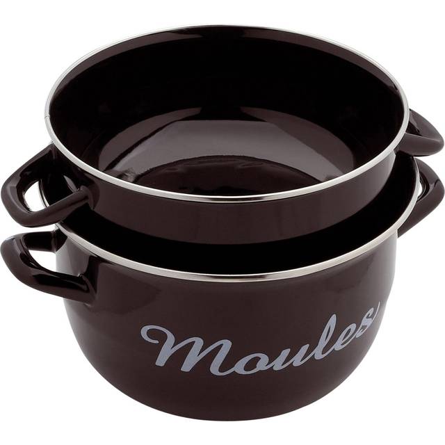 Mussel Pot 18cm Enamel All Heat Sources Including Induction Baumalu