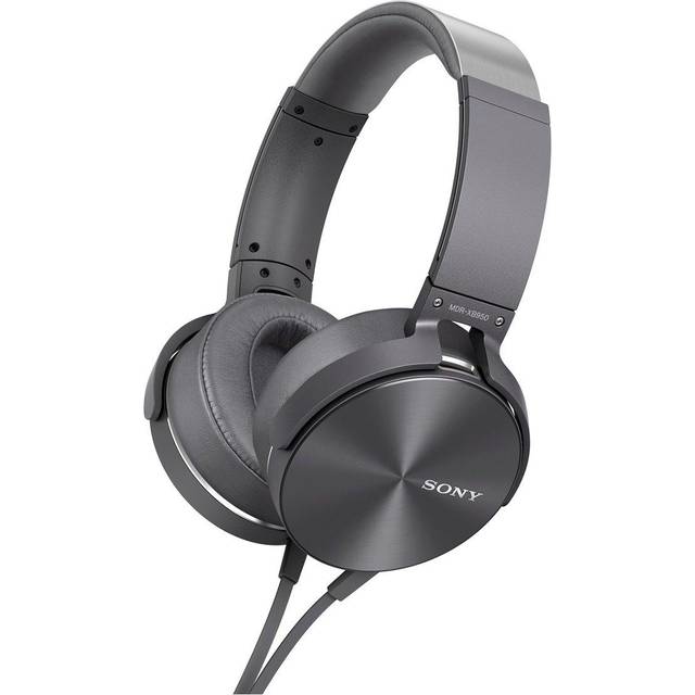 Sony Headphones Sealed Foldable Gray H MDR-XB950 MDR-XB950 grå färg