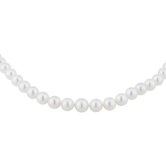 Mikimoto 18ct White Gold A1 9.0x7.0mm Pearl Graduated Necklace