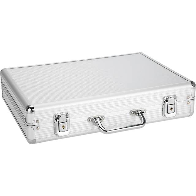 24 Grids Aluminum Alloy Suitcase Watch Display Storage Box Watch Organizer Case