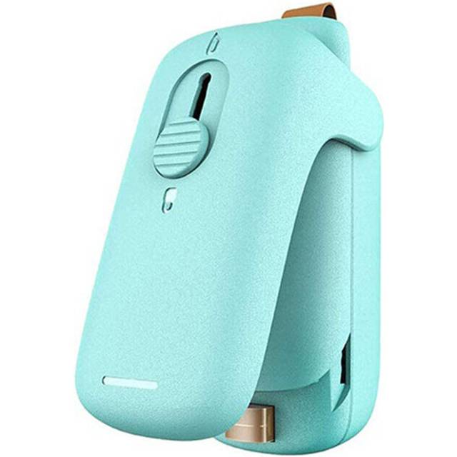 Mini Sealer, 2 in 1 Mini Bag Sealer Bag Sealer Bag Sealer with Cutter, Heat Sealer, Mini Handheld Sealer, Plastic Bag Sealer (Battery Not Included)