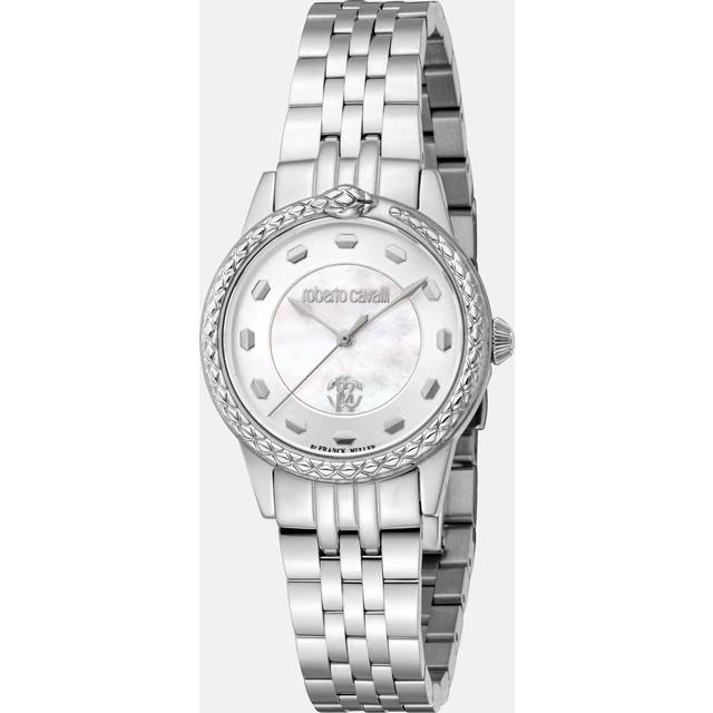 Roberto Cavalli Roberto Cavalli By Franck Muller Snake Core Watch - Female Watches Silver