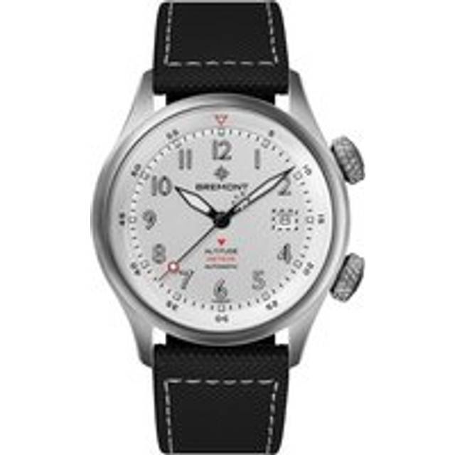 Bremont Altitude MB Meteor Silver Orange Leather Watch