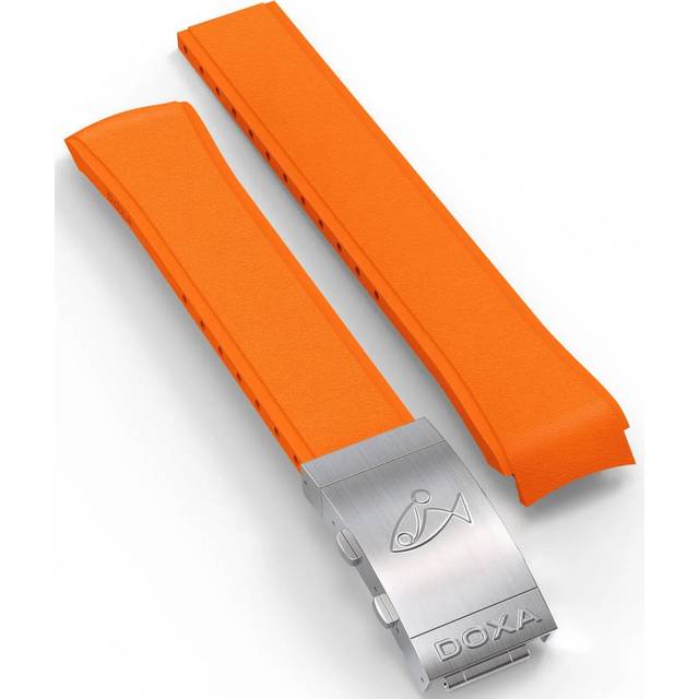 Doxa Strap SUB 200 T.GRAPH Rubber Orange With Folding Clasp