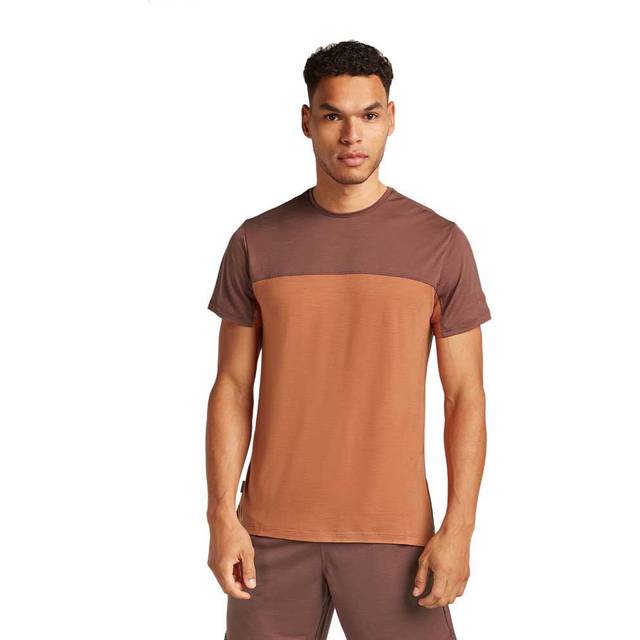 Icebreaker Merino 125 Cool-Lite Sphere III S/S CB Merinotröja Herr Storlek XXL Färg orange