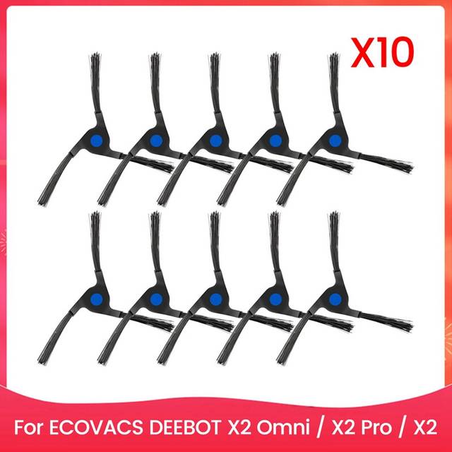 Side Brushes Replacement Parts for X2 Omni / Pro X2, Robotic Vacuum Brush Accessory