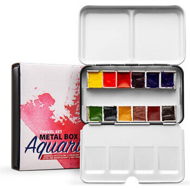 Roman Szmal : Aquarius : Watercolour Paint : Half Pan : Travel Set of 12