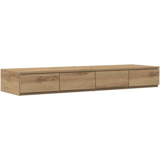 vidaXL Sänglådor artisan ek 120x36,5x16,5 cm konstruerat trä