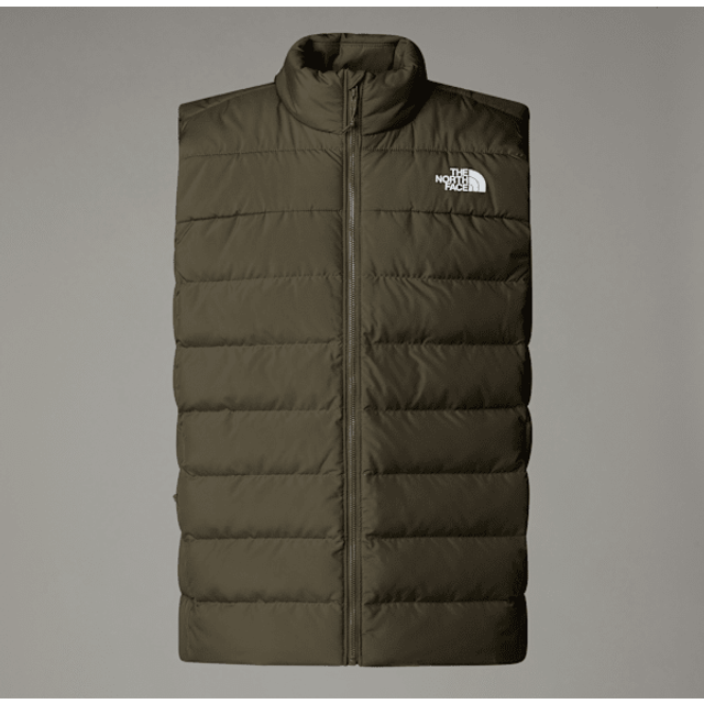 The North Face Khaki Aconcagua 3 Down Vest - New Taupe Green 21L - XL