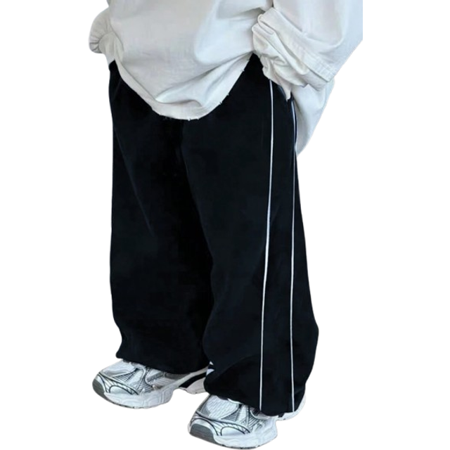 SHEIN 1pc Young Boys&#39; Sporty Casual Solid Color Straight Pants With Decoration Rope And Elastic Waistband, Suitable For Daily Wear, School, Travel And Sport
