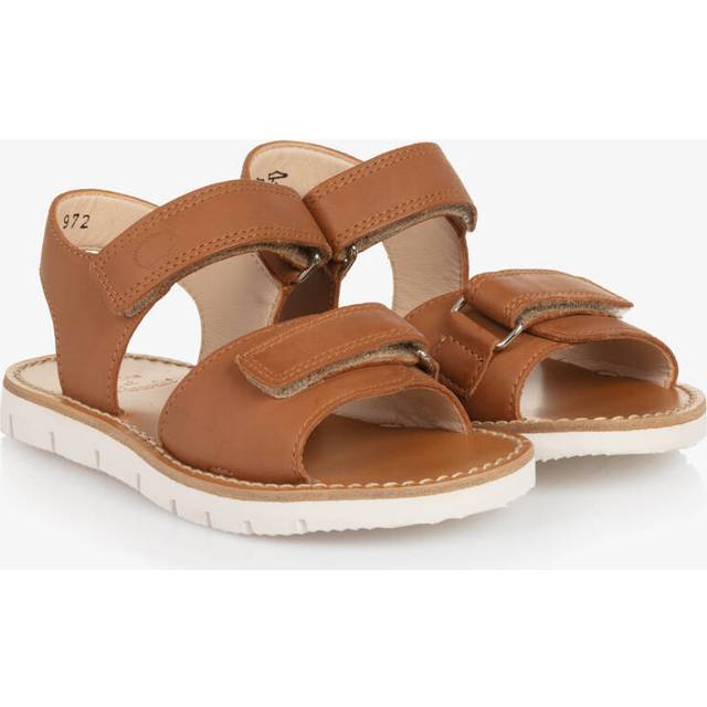 Tartine Et Chocolat Boys Brown Leather Sandals - 29