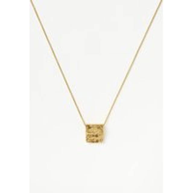 Lucy Williams Byzantine Square Coin Pendant Necklace | 18ct Gold Vermeil