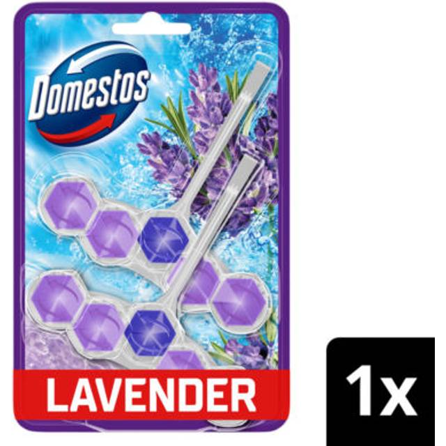 Domestos Power 5 Toilet Rim Blocks Lavender 2x 50 g
