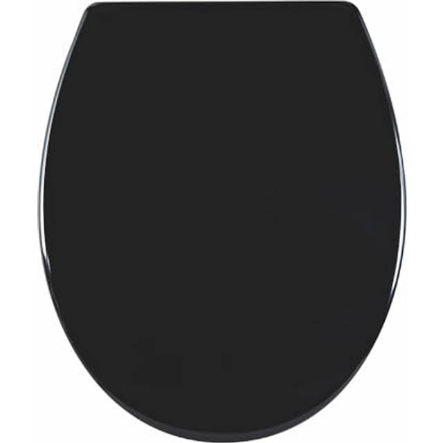 AQUALONA Luxury Duroplast Toilet Seat â Incredibly Strong and Durable - Oval, Soft Close - Ceramic Appearance - Scratch Resistant - One Button Hinge