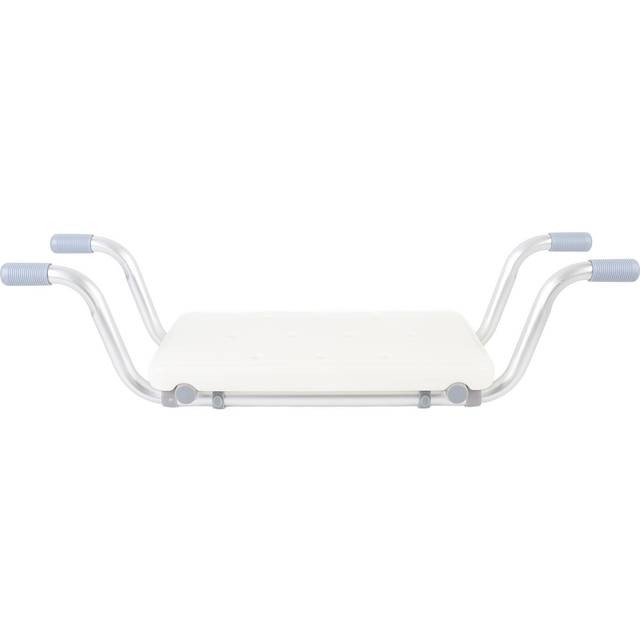 Suspended Bath Tub Shower Chair Aluminum Alloy Anti Slip Space Saving Portable Bathtub Bench Seat