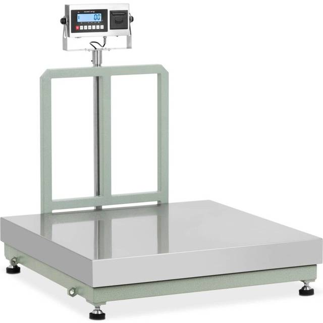 Platform Scale 500 kg / 50 g 100 x 100 cm lcd with label printer Floor scale