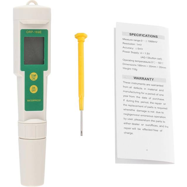 2 in 1 Digital ORP/TEMP Meter Tester Aquarium Pool Hydroponic Water Monitor