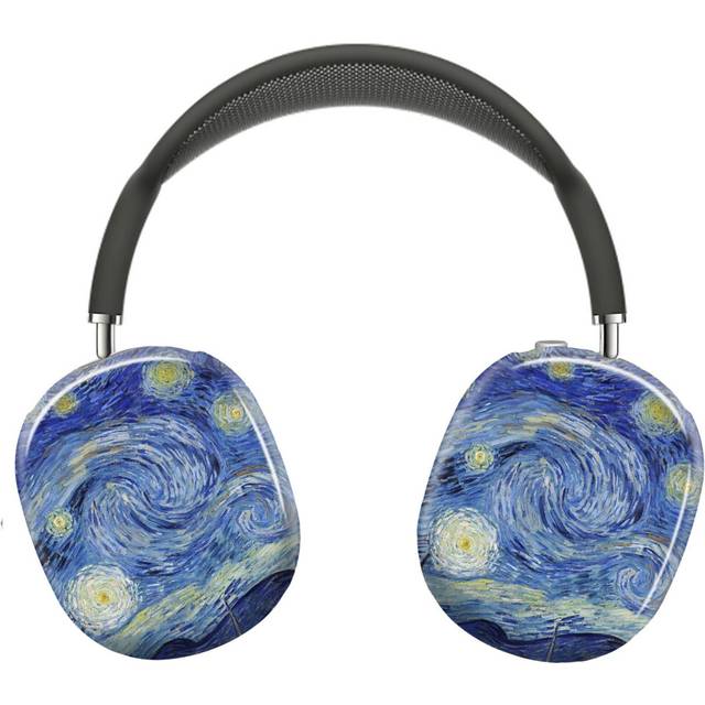 (Vincent Van Gogh Starry Night_9971) Protective Cover for AirPods Max Headphones Aesthetic Print Snap On Cases