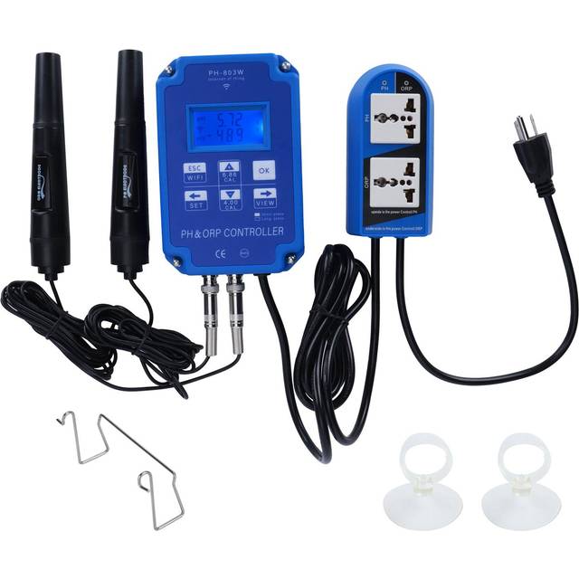 Digital PH ORP Controller Online Tester Water Quality Testing Phone WIFI Monitor  AC