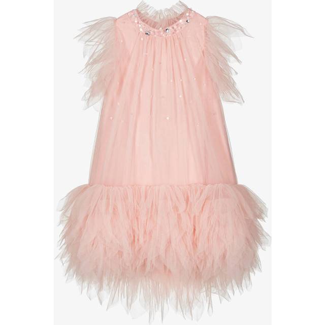 Tutu Du Monde Girls Pink Sequin Tulle Dress - 8-9 year