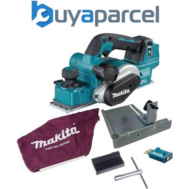 Makita - DKP181ZU 18v lxt Brushless Cordless Planer Lithium 82mm Bare + Dust Bag