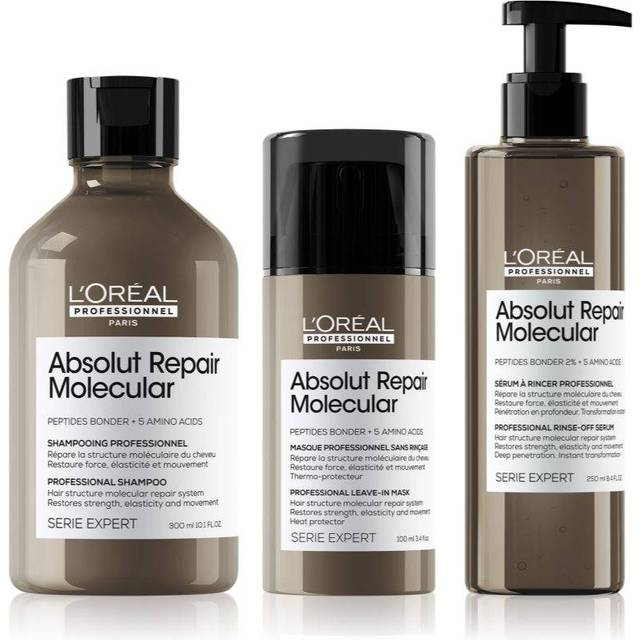 L’Oréal Professionnel Serie Expert Absolut Repair Molecular Ekonomiförpackning För skadat hår