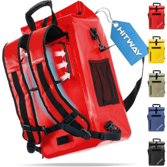 HITWAY Bike Pannier Bag - Waterproof Large Capacity Rear Seat Trunk Bag