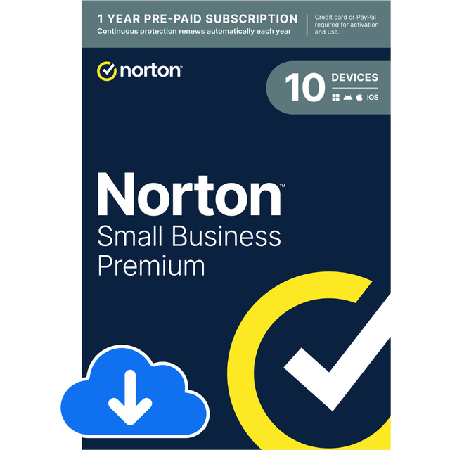 Norton Small Business Premium 2.1 10 Device 12 Month Subscription
