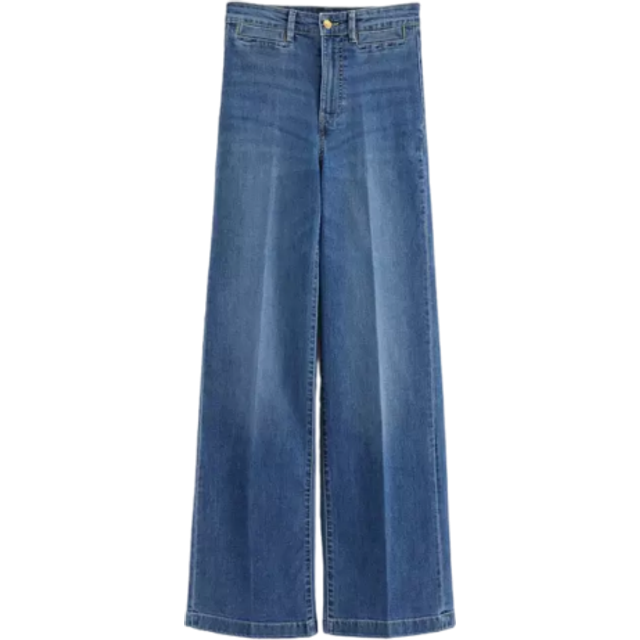 WIDE stretch jeans med vida ben