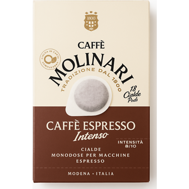 Molinari intenso ese coffee paper pods (1 pack of 18)