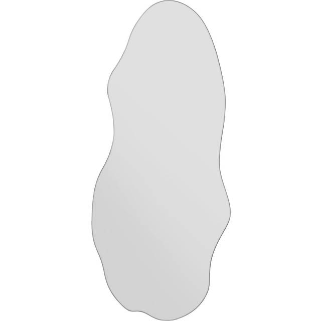 The Lacuna - Frameless Pond Wall Mirror 63" X 28" (160CM X 70CM) - Silver - 1 Pack