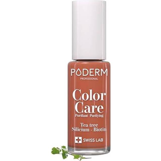 Poderm Color Care Tea Tree Nail Polish Nude Beige