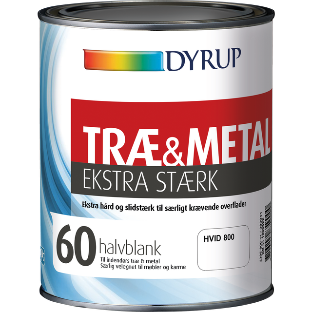 Dyrup træ og metal ekstra stærk halvblank base 10 1l - På lager i butik