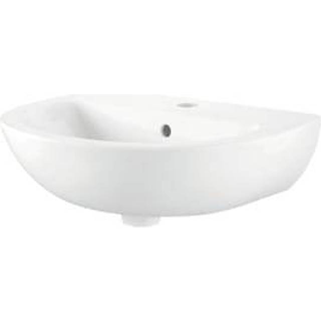 Wickes Newport 1 Tap Hole Cloakroom Ceramic Basin - 360mm - White