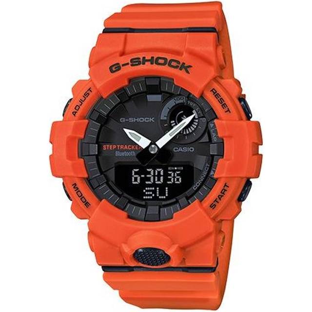 CASIO G-Shock Analog-Digital 'Orange' GBA-800-4A - Free