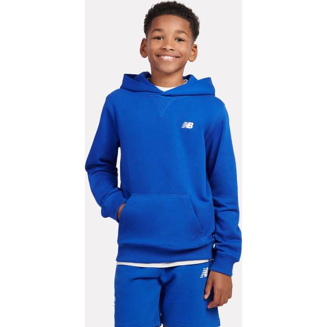 New Balance Kids' French Terry Small Logo Hoodie