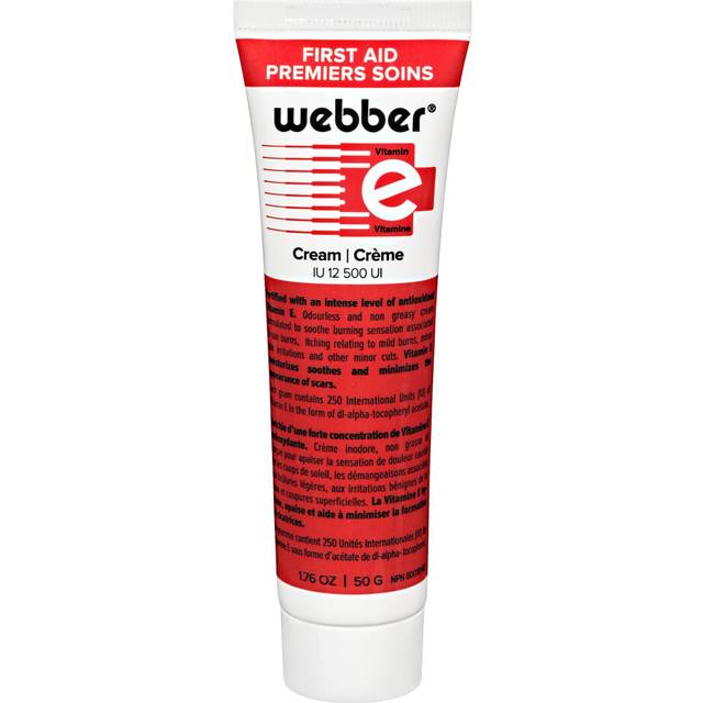 Webber First Aid Hydrating Cream Moisturizer  with Vitamin E to help the natural healing process of the skin and the appearance of very Dry Skin
