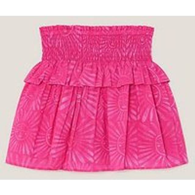 Monsoon Kids' Cotton Sun Print Skort, Pink