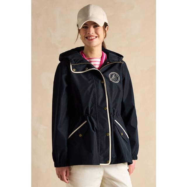 Women's Joules HOLT Womens Raincoat Navy - Blue - Size: 8