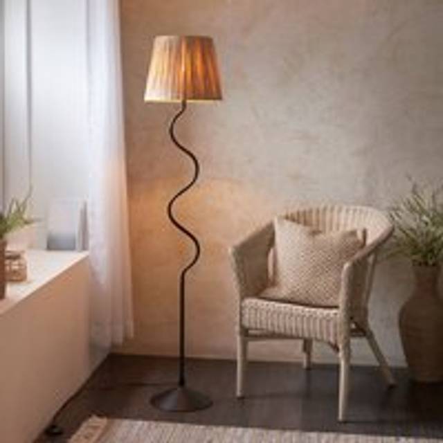 Vogue Priya Boho Floor Lamp - Black