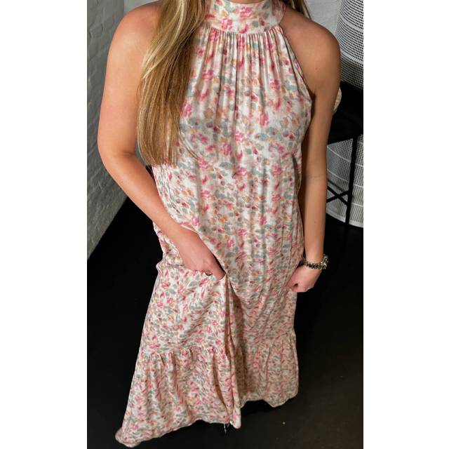 Noella Kjole - London - Cinthia Pink Print