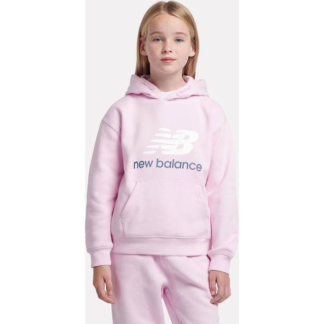 New Balance Kids' French Terry Stacked Logo Hoodie