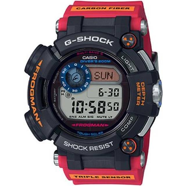 CASIO G-Shock Frogman 'Black Red' - black red - Free