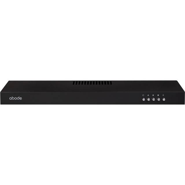 Abode A60VSRCH0B1B 60Cm Manual Visor Cooker Hood In Black, Black