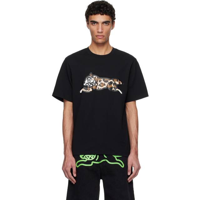 ICECREAM Running Dog T-Shirt, Black