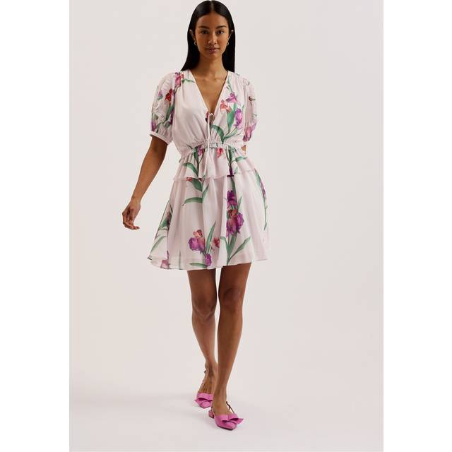 Ted Baker Woven Dress - Pink