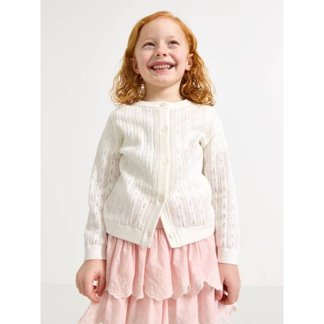 Mönsterstickad cardigan