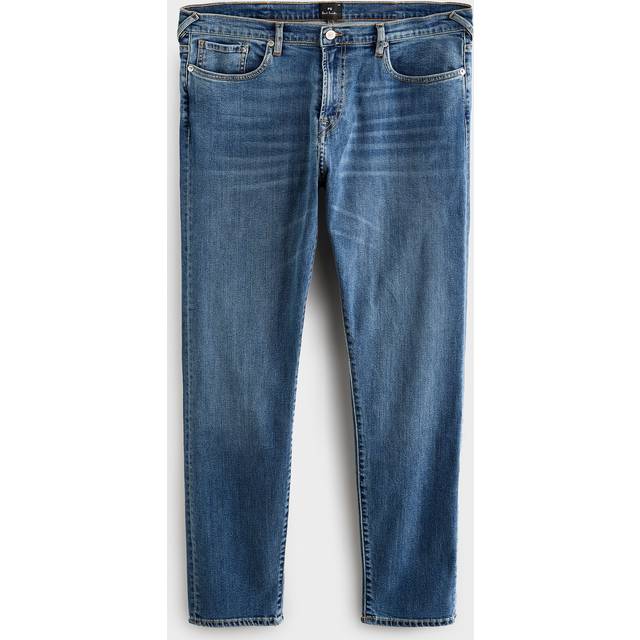 Paul Smith Mens Blue Over-Dyed Tapered Fit Jean - W38 L32