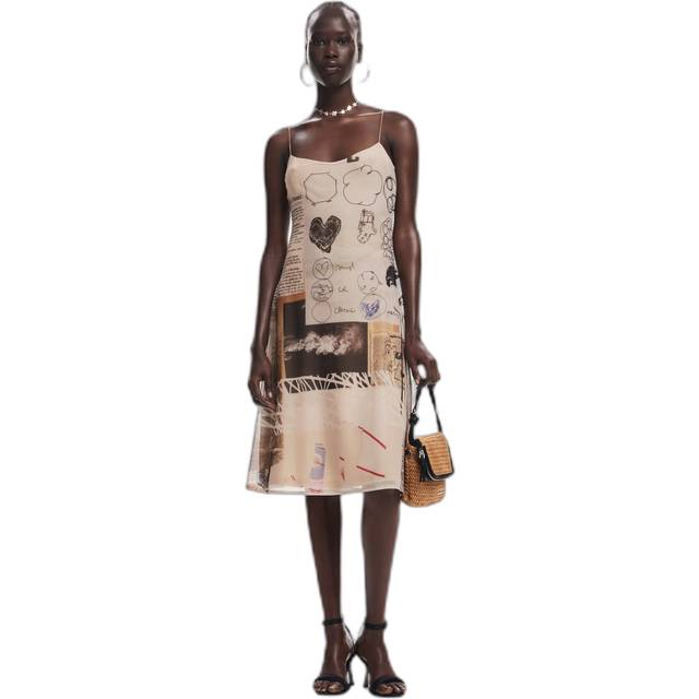 Woman's nightgown Desigual Lacroix - Marron